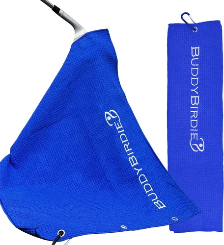 Vista 8 de Magnet-it - Toalla de golf magnética de tres pliegues Patrón de gofre de microfibra Fuerte sujeción para bolsas de golf Accesorios de golf