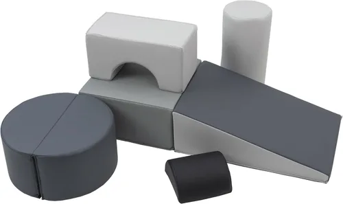 Vista 10 de FDP SoftScape Playtime and Climb - Juego multiusos para bebés y niños pequeños de 10m-2 años; Para gateadores y pequeños constructores, aprenda