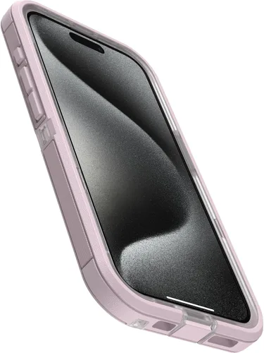 Vista 3 de OtterBox Funda transparente para iPhone 15 Pro (solamente) Defender Series XT - Mountain Frost (transparente), sin pantalla, resistente, se ajusta a