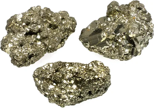 Vista 2 de CrystalAge Espécimen de pirita de hierro - Pequeño