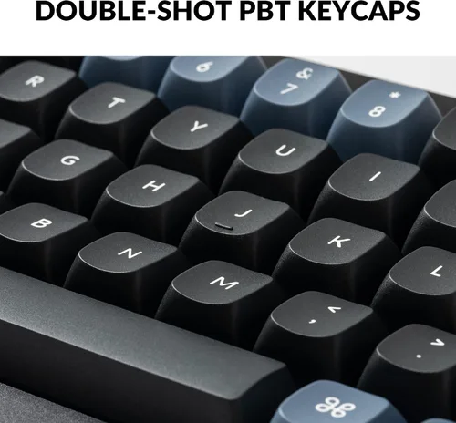 Vista 5 de Keychron Q2 - Versión de perilla de teclado mecánico con cable, 65% diseño QMKVIA macro programable con interruptor Gateron G Pro azul