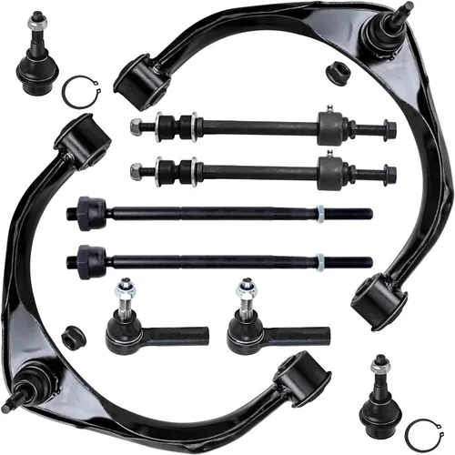 Vista 125 de Detroit Axle - Kit de suspensión frontal de 10 piezas para Dodge Avenger 2008-2014, Chrysler Sebring 2007-2010, 2 brazos de control inferiores, 2
