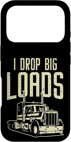Vista 30 de I Drop Big Loads Semi Truck Truck Driver Trucker - Funda de regalo para iPhone 17