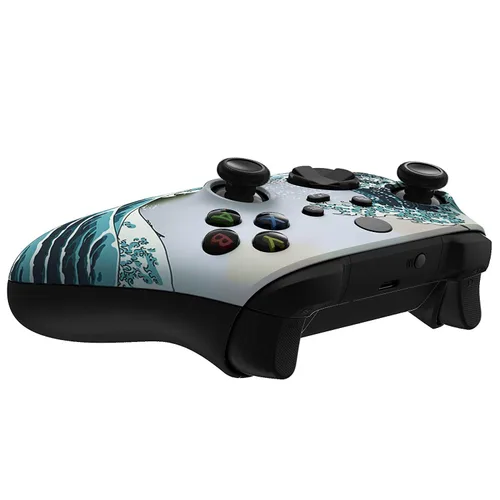 Vista 35 de Custom Controller for Xbox Series X/S - One - PC - Custom Gaming Controller -Soft Shell for Comfort Grip X (Galaxy)