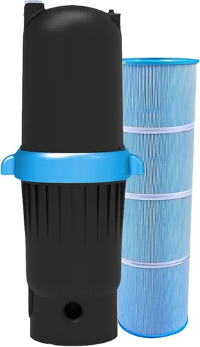 Vista 14 de SWIMLINE HYDROTOOLS - Tanque de cartucho de piscina sobre el suelo y elemento de filtro de repuesto, 100 pies cuadrados Sistema de filtración