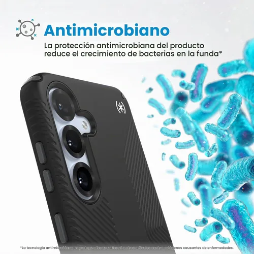 Vista 7 de Speck Funda para Samsung Galaxy S25 Plus, protección contra caídas de 13 pies, agarre antideslizante, funda para Samsung S25 Plus, bisel elevado