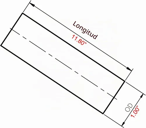 Vista 6 de AC PERFORMANCE Tubo recto de intercooler de aluminio de 1" (25mm) OD, tubo de admisión de aire con acabado cepillado Plata 0