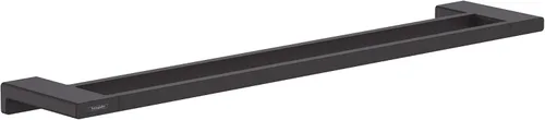 Vista 8 de hansgrohe AddStoris 41743340 - Toallero de baño doble en cromo negro cepillado, accesorios de 1 pulgada