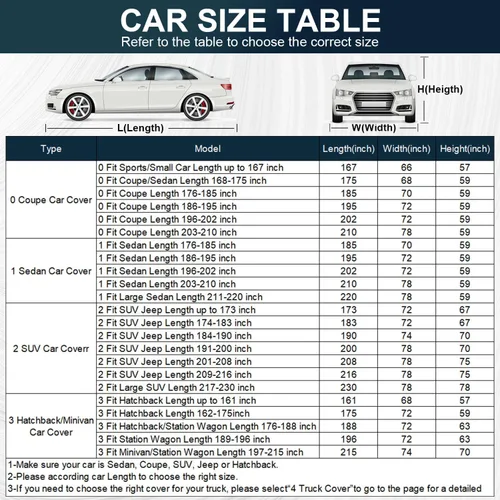 Vista 5 de GUNHYI Funda de coche de 16 capas para automóvil deportivo Coupe pequeño impermeable para todo tipo de clima, ajuste universal Mazda Miata/MX-5, BMW