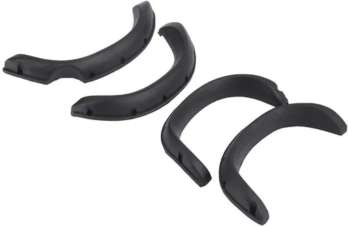 Vista 5 de Coche RC a escala 1/10, ruedas de goma duraderas, cejas, llamaradas, control remoto, rastreador para aventuras todoterreno, niños y adultos