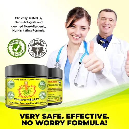 Vista 6 de Alivio de la tiña Crema Rápida Ungüento Dermatólogo y Probado en Laboratorio Mejor Que El Champú Adultos y Niños Natural Extra Fuerza Sin Parabenos
