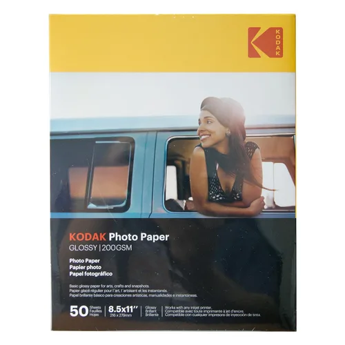Vista 12 de Kodak Papel fotográfico brillante de 4 x 6 pulgadas, 100 unidades de 66 libras - 8.47 oz/m (41175-9891181). Este producto no es compatible