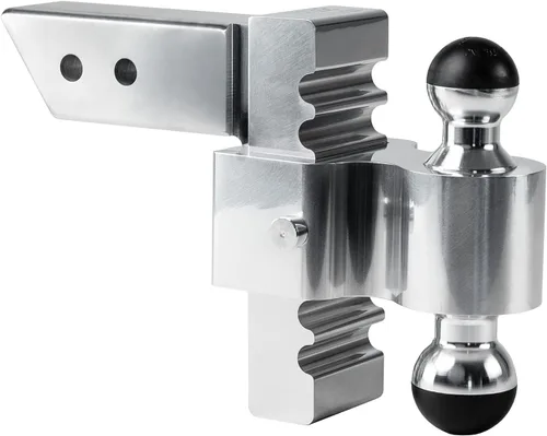 Vista 3 de Andersen Hitches 3405 - Enganche rápido de 6 pulgadas con 2 bolas de aluminio sin grasa de 2-5/16 pulgadas, Plateado