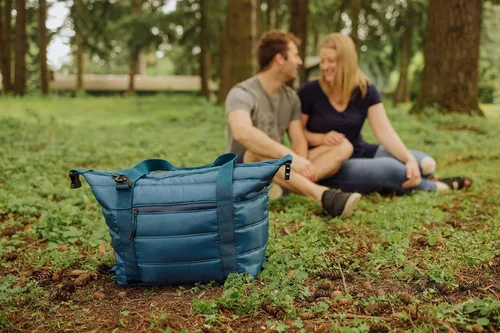 Vista 9 de PICNIC TIME - Bolsa térmica térmica versátil con capacidad para 12 latas, bolsa térmica suave con forro interior resistente al agua, correas largas