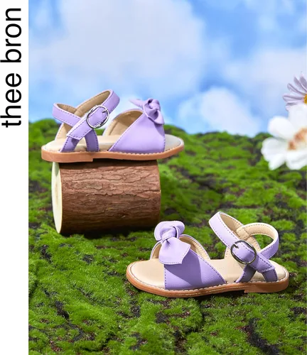 Vista 118 de THEE BRON Sandalias cómodas para niñas, zapatos para niños, sandalias rellenas