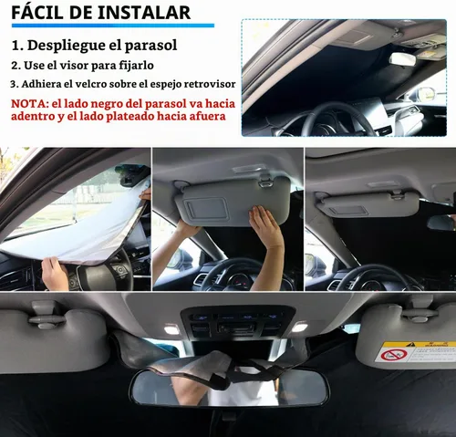 Vista 7 de Parasol para parabrisas Dodge RAM 2500 3500 2026 2025-2010