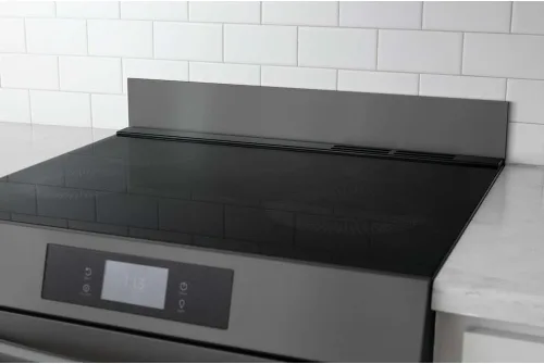 Vista 4 de Frigidaire 11NBBKGDDS Estufa Independiente con Control Frontal Guardapolvo Universal, Guardapolvo de Acero Inoxidable con Salpicadero Negro