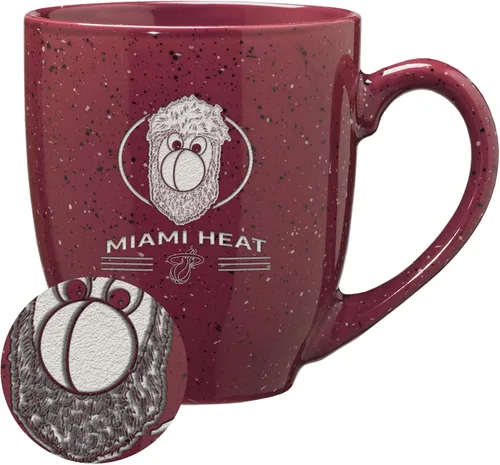 Vista 49 de Rico Industries NBA 16 oz Team Color Laser Engraved Speckled Ceramic Coffee Mug 3-Color del