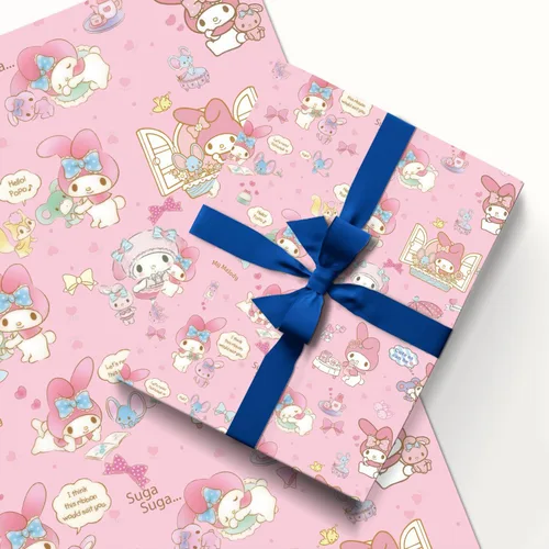 Vista 9 de EYQQM Paquete de 5 Papel de Regalo 20" x 30" Hojas de Papel Kraft Juego de Papel de Regalo de Calidad para Cumpleaños para Niños, Almacenamiento