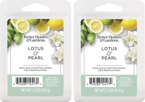 Vista 12 de Better Homes and Gardens - Cubos de cera perfumada de 2.5 onzas, paquete de 2 unidades (ámbar y rosa)