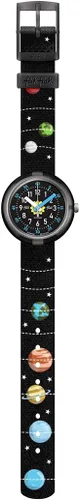 Vista 2 de Flik Flak SOLAR SYSTEM Reloj unisex para niños (Modelo ZFPNP097), negro, Negro -, Moderno