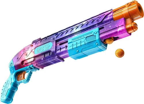 Vista 2 de Dart Zone Liberator - Pistola de acción con resorte, compatible con Nerf Rival