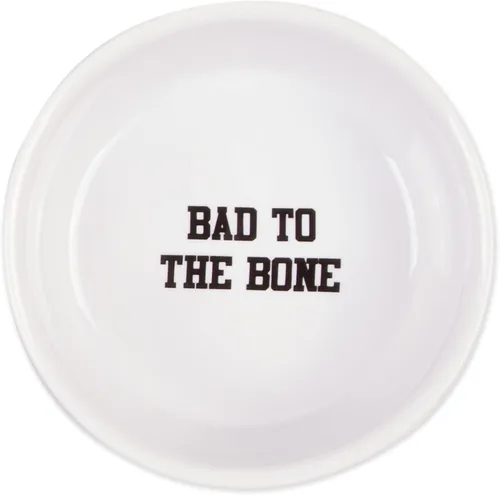 Vista 2 de Bone Dry Cuencos de cerámica para alimentos y agua para mascotas antideslizantes para una alimentación segura, menos desordenada, aptos
