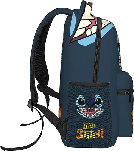 Vista 5 de NBTZ ZX Mochila para niños y niñas, mochila de anime, linda mochila escolar para niños con correas ajustables para el hombro y mochila duradera