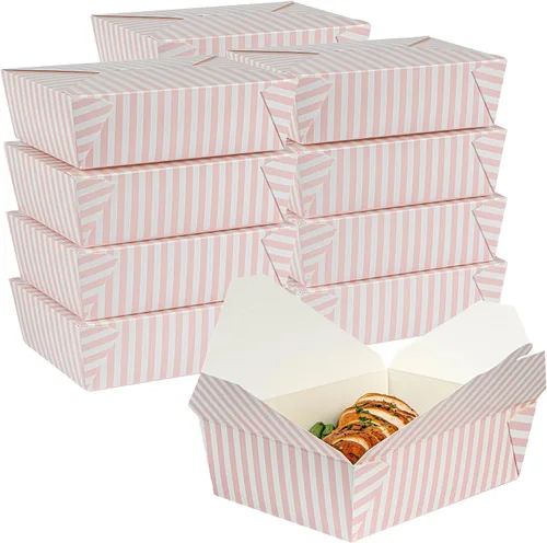 Vista 54 de Restaurantware Bio Tek - Cajas para llevar de 30 onzas, 200 loncheras para llevar, cierre de tabulación, resistentes al calor, desechables, de papel