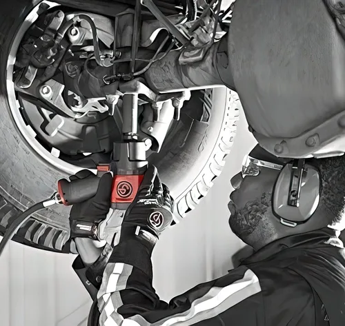 Vista 10 de Chicago Pneumatic CP7748 Llave de impacto de aire de 1/2 pulgada, roja, metálica
