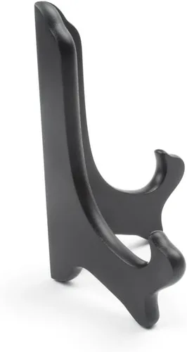 Vista 3 de Fox Run Soporte para Platos Negro, 6 Pulgadas, Madera Display Decorative Plates On Shelves, Kitchen or Dining Room Home Decoration Essentials