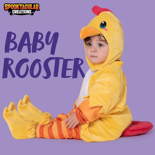 Vista 2 de Spooktacular Creations Disfraz de gallo unisex para bebé de Halloween para fiesta de disfraces
