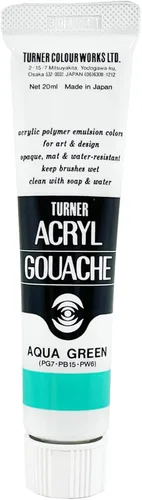 Vista 15 de Turner Colour Works Acryl Gouache Artist Pintura acrílica - Tubo individual de 0.7 fl oz - Siena quemada
