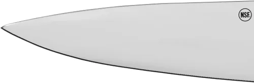 Vista 3 de Dexter -Russell 38464 iCut-FORGE® Cuchillo de chef forjado de 8 pulgadas, hoja de acero inoxidable, mango POM negro, corte profundo para seguridad
