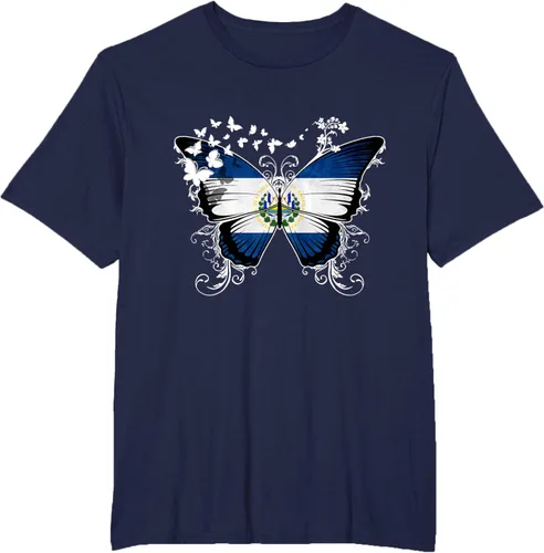 Vista 67 de Camiseta con diseño de bandera de El Salvador
