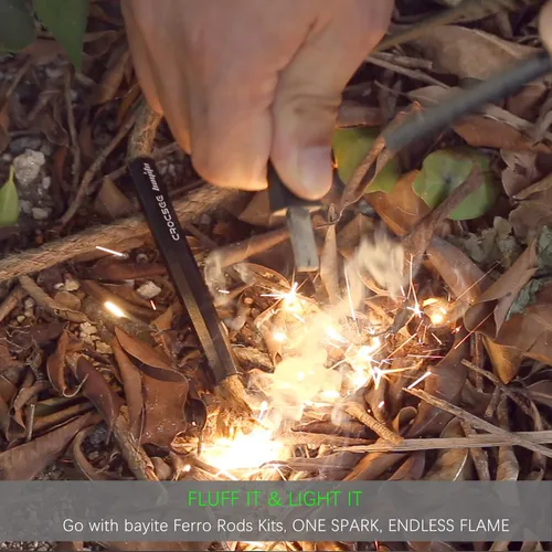 Vista 2 de Survival Wick - Kit de manguitos de tubo de fuelle impermeable y aluminio para arranque de incendios