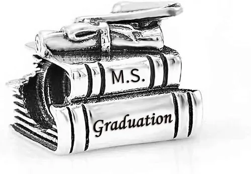 Vista 2 de KunBead Abalorios de graduación para mujeres y niñas, compatibles con pulseras Pandora