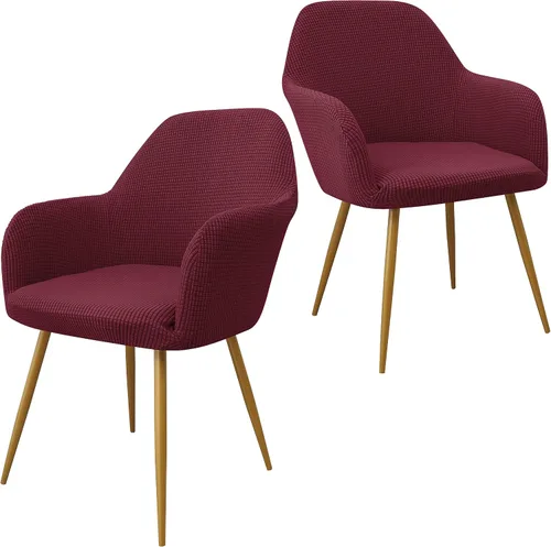 Vista 10 de Yonus - Fundas para sillas de comedor Parsons, juegos de fundas para sillas, fundas para sillones, fundas protectoras extraíbles, fundas para Negro