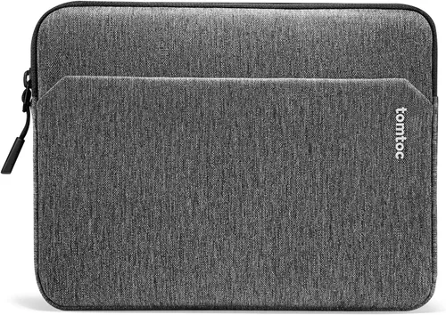 Vista 10 de Tomtoc - Funda para iPad Air y Pro de 13 pulgadas M5/M4/M3/M2 con teclado mágico y teclado inteligente, bolsillo para accesorios adicionales Negro