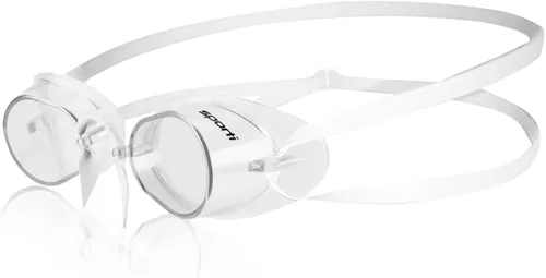 Vista 20 de Sporti Gafas de natación unisex para adultos, antiempañamiento sueco/sueco premium/sueco espejo + correa elástica