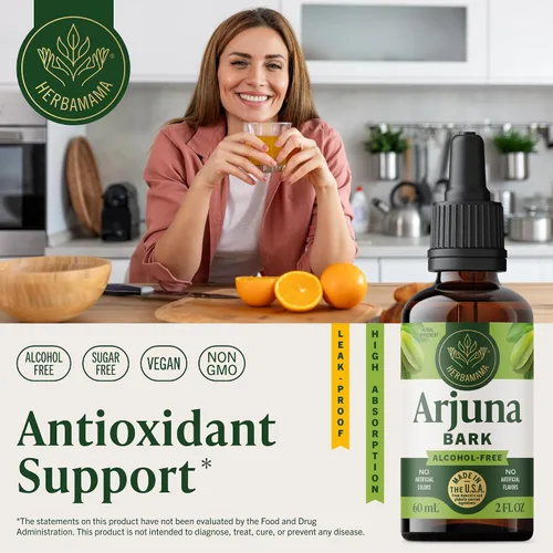 Vista 2 de HERBAMAMA Extracto de corteza de Arjuna: circulación y apoyo antioxidante