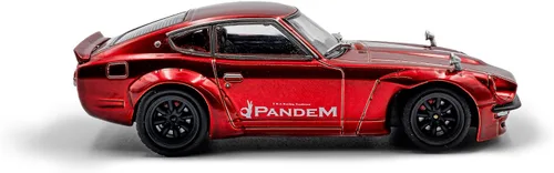 Vista 5 de Solido 1:43 Escala Pandem 240Z Rojo 1973 Diecast Model Car S4316302