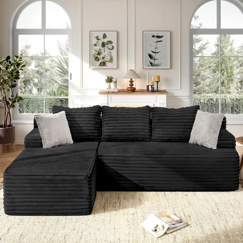 Vista 34 de Fond&Found - Sofá modular modular no requiere montaje, sofá modular de gran tamaño para sala de estar y oficina