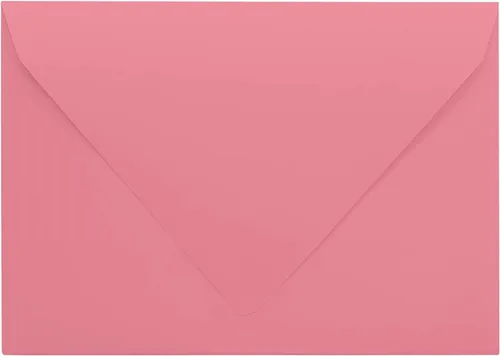 Vista 21 de Darling Souvenir Sobres de invitación color rosa bebé A7 (5 1/4 x 7 1/4) Euro V-Flap 80 libras autoadhesivos ideales para invitaciones, tarjetas