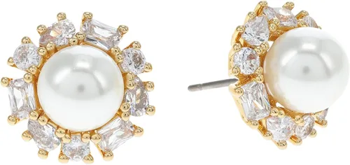 Vista 3 de kate spade new york Candy Shop Pearl Halo Studs Multi