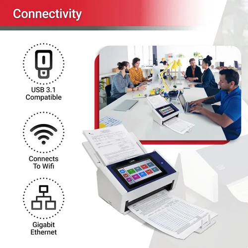 Vista 3 de Xerox N60w Network Touchscreen Scanner