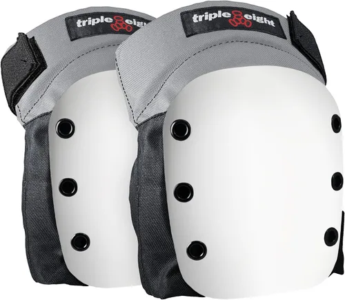 Vista 5 de Triple Eight Rodilleras de calle para patinaje y Roller Derby con correas ajustables (1 par)