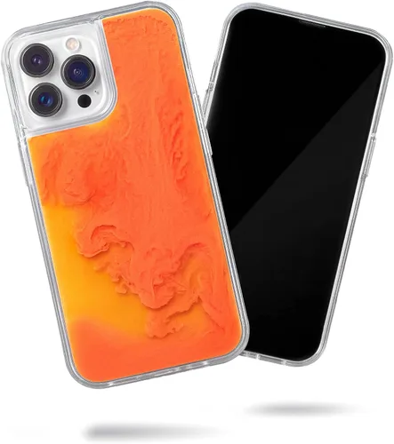 Vista 8 de SteepLab Flowing Neon Sand - Funda líquida para iPhone 13 Pro Max (2021, 6.7 pulgadas), protección de cuerpo completo con bisel elevado