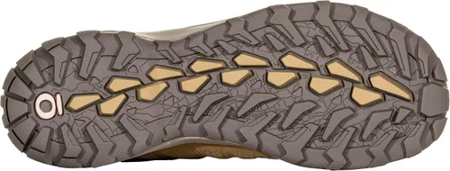 Vista 4 de Oboz Sypes Mid Leather B-Dry - Zapatos de senderismo impermeables para mujer