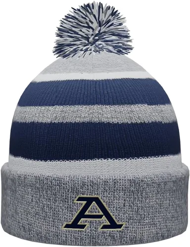 Vista 44 de NCAA Prime - Gorro de punto de invierno con pompón plegable
